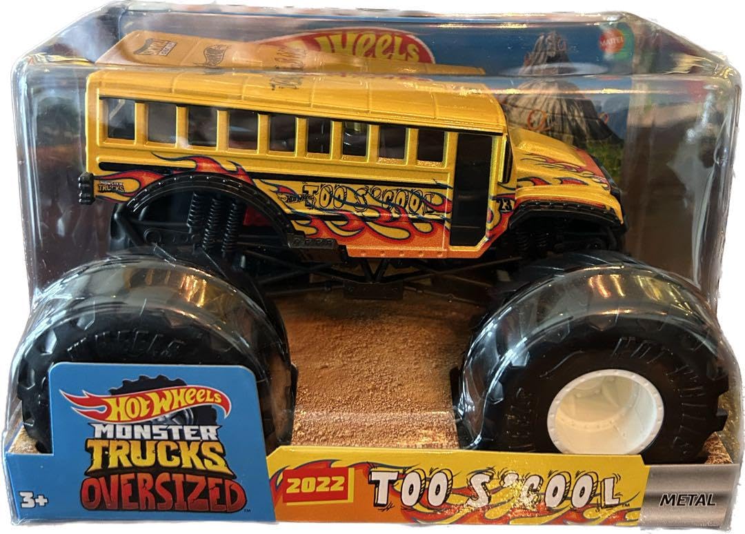 Amazon.co.jp: ホットウィール モンスタートラック スクールバス